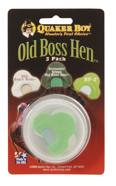 Quaker Boy Old Boss Hen 3 Pack