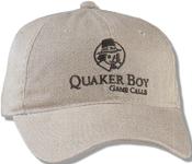 Quaker Boy Logo Hat - Khaki Style