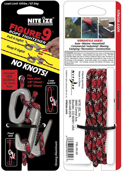 Nite Ize Figure9 No Knot Rope Tightener (Large)