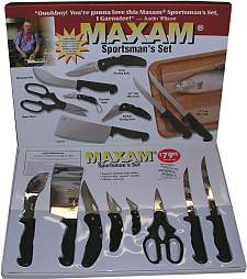 Maxam 8 Piece Sportsman's Knife Set